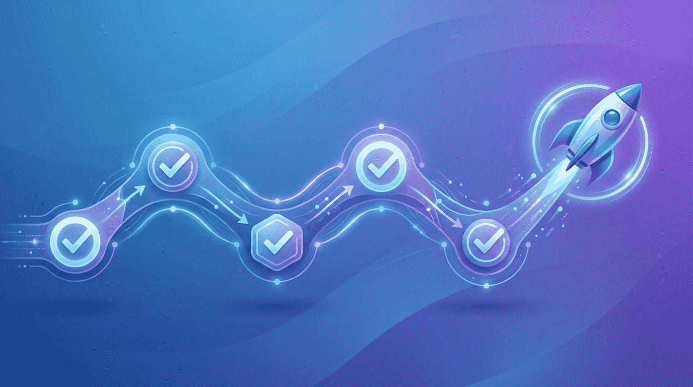 Migration timeline showing phases from preparation through import, rebuild, testing, and launch