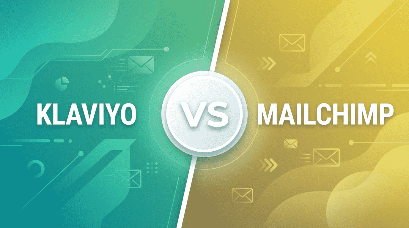 Klaviyo vs Mailchimp comparison - email marketing platforms for ecommerce